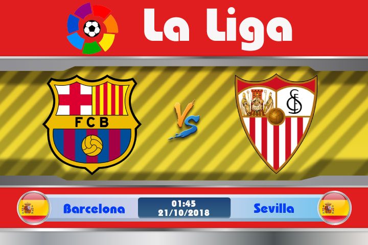 Soi kèo Barcelona vs Sevilla 01h45, ngày 21/10: Khẳng định vị thế