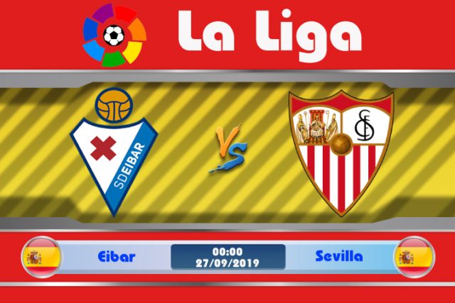 Soi kèo Eibar vs Sevilla 00h00 ngày 27/09: Khó khăn chồng chất