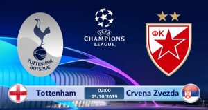 Soi kèo Tottenham vs Crvena Zvezda 02h00 ngày 23/10: Bắt buộc phải thắng