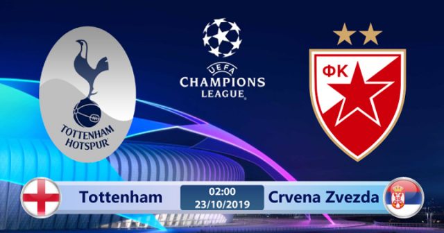 Soi kèo Tottenham vs Crvena Zvezda 02h00 ngày 23/10: Bắt buộc phải thắng