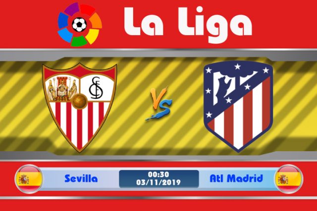 Soi kèo Sevilla vs Atletico Madrid 00h30 ngày 03/11: Long hổ phân tranh