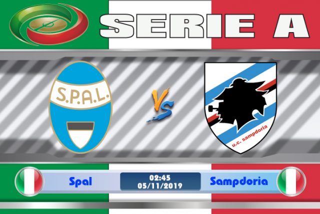 Soi kèo Spal vs Sampdoria 02h45 ngày 05/11: Cơ hội thoát nghèo