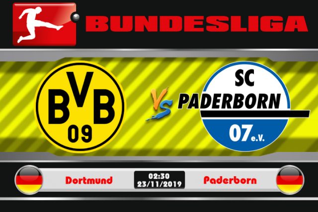 Soi kèo Dortmund vs Paderborn 02h30 ngày 23/11: Chỉ là tân binh