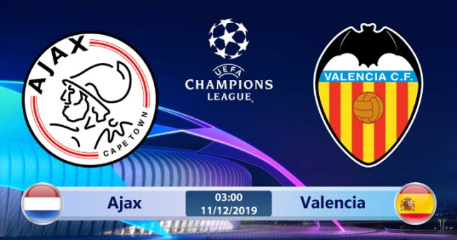 Soi kèo Ajax vs Valencia 03h00 ngày 11/12: Chiến thắng để đi tiếp