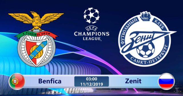 Soi kèo Benfica vs Zenit 03h00 ngày 11/12: Còn nước còn tát