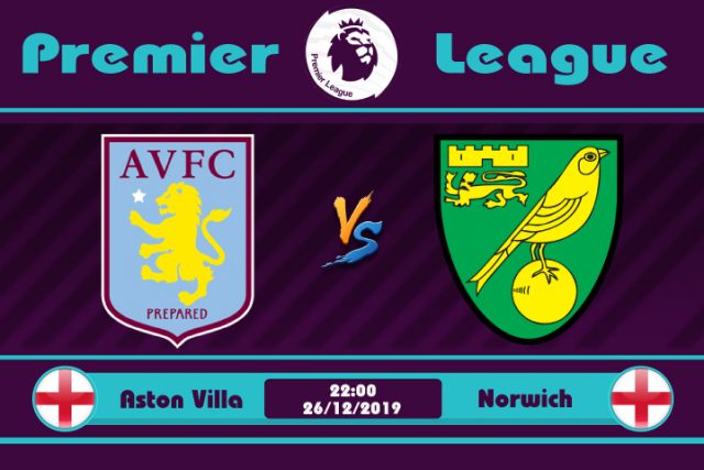 Soi kèo Aston Villa vs Norwich 22h00 ngày 26/12: Áp đảo tinh thần