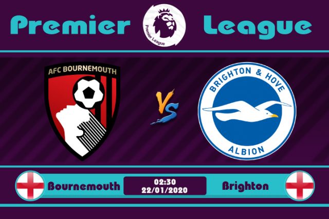 Soi kèo Bournemouth vs Brighton 02h30 ngày 22/01: Sa sút thấy rõ