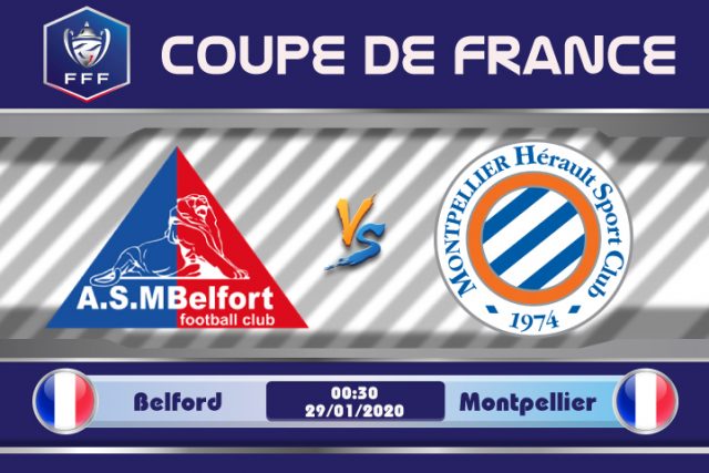 Soi kèo Belfort vs Montpellier 00h30 ngày 29/01: Đẳng cấp chênh lệch