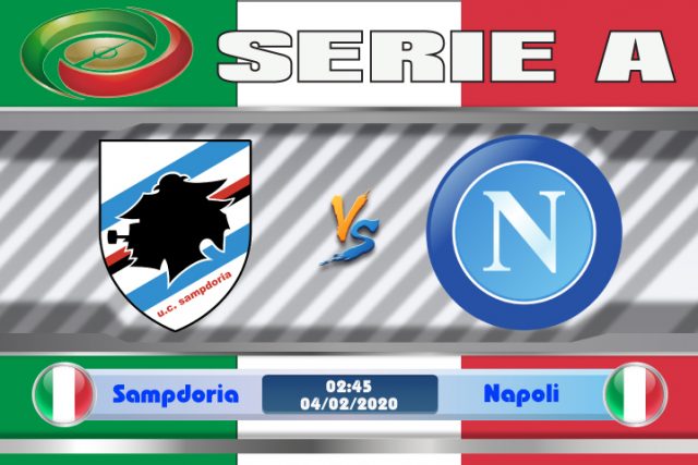 Soi kèo Sampdoria vs Napoli 02h45 ngày 04/02: Tinh thần phấn chấn