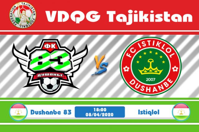 Soi kèo Dushanbe 83 vs Istiqlol 18h00 ngày 08/04: Tân binh gặp hạn