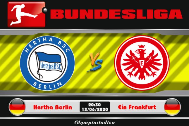 Soi kèo Hertha Berlin vs Eintracht Frankfurt 20h30 ngày 13/06: Sân khách bất hảo
