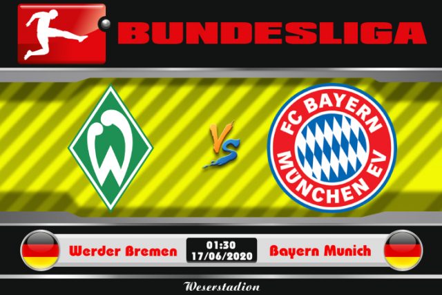 Soi kèo Werder Bremen vs Bayern Munich 01h30 ngày 17/06: Đón nhà vô địch