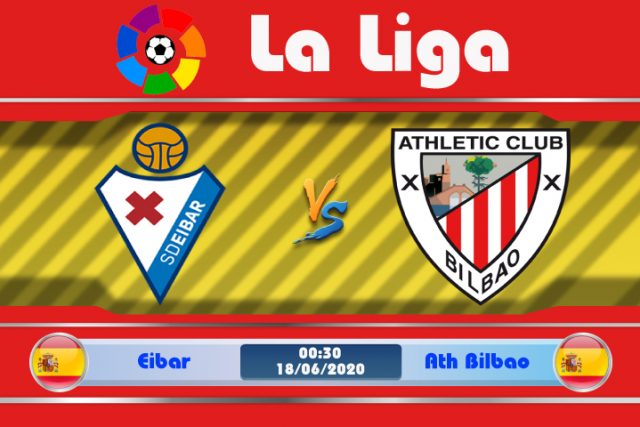 Soi kèo Eibar vs Ath Bilbao 00h30 ngày 18/06: Sân khách quen thuộc