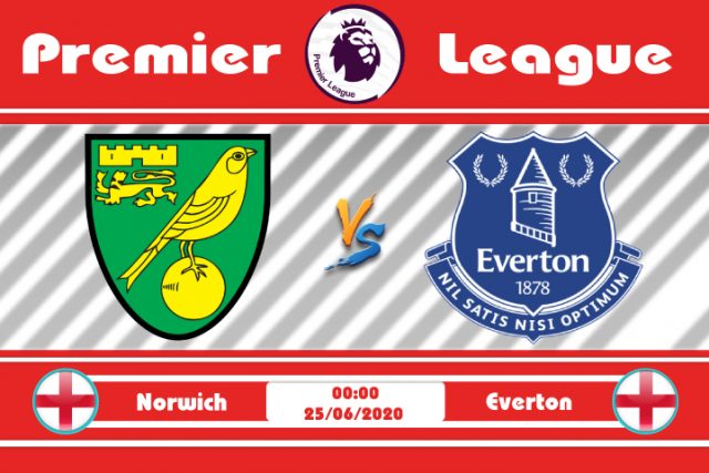 Soi kèo Norwich vs Everton 00h00 ngày 25/06: Kết quả bỏ ngỏ