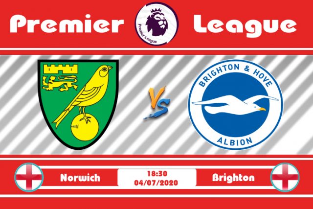Soi kèo Norwich vs Brighton 18h30 ngày 04/07: Bầy Mồng Biển đáng tin