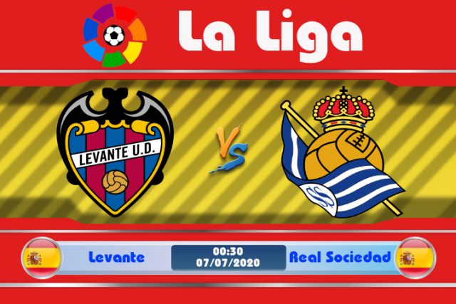Soi kèo Levante vs Real Sociedad 00h30 ngày 07/07: Đối thủ khó chịu