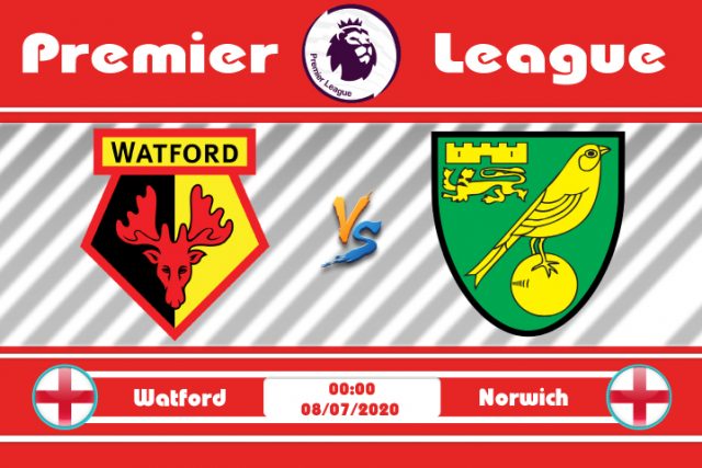 Soi kèo Watford vs Norwich 00h00 ngày 08/07: Chắt chiu từng cơ hội