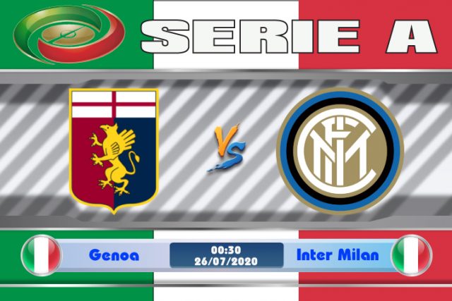 Soi kèo Genoa vs Inter Milan 00h30 ngày 26/07: Tôn trọng đối thủ