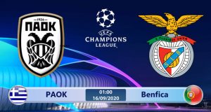 Soi kèo PAOK vs Benfica 01h00 ngày 16/09: Có còn lợi hại
