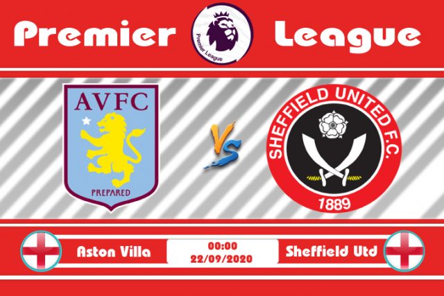 Soi kèo Aston Villa vs Sheffield Utd 00h00 ngày 22/09: Chia đều điểm số