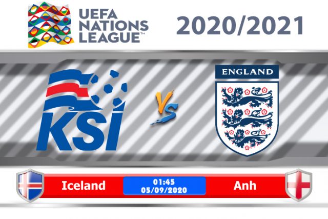 Soi kèo Iceland vs Anh 23h00 ngày 05/09: Bại Binh Phục Hận