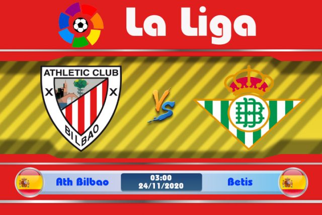 Soi kèo Ath Bilbao vs Betis 03h00 ngày 24/11: Sân khách đáng sợ